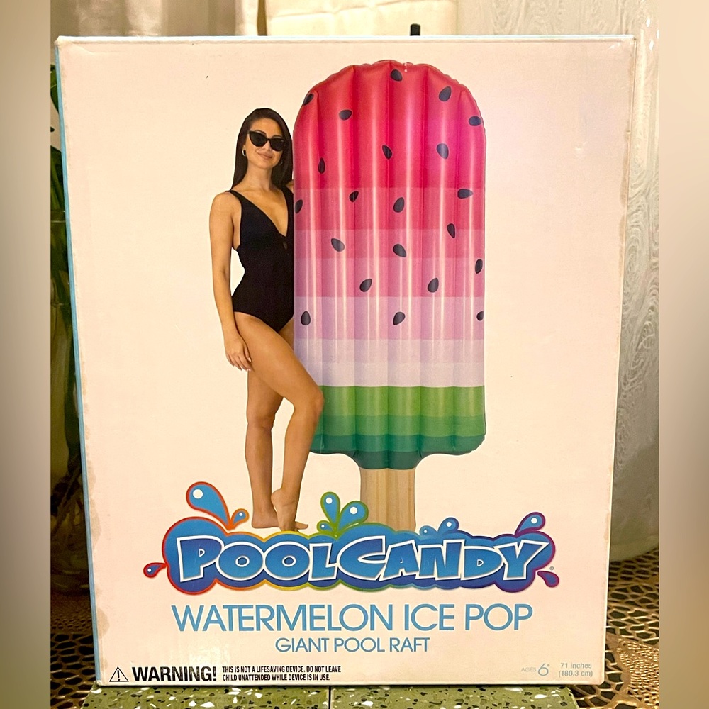 Pool Candy Watermelon ice pop  float raft NWT